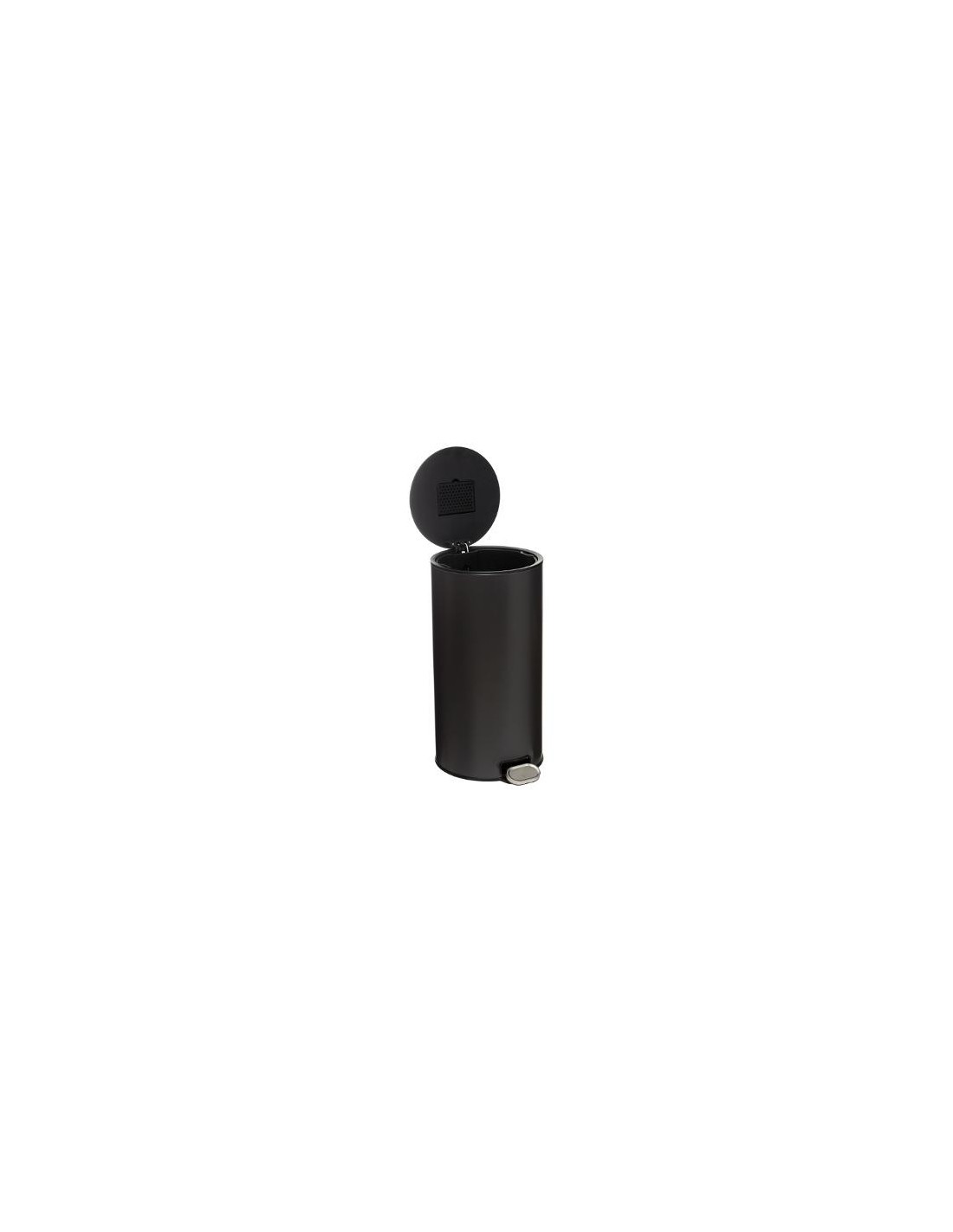 PATTUMIERA 30LT METALLO NERO su TreG Ingrosso