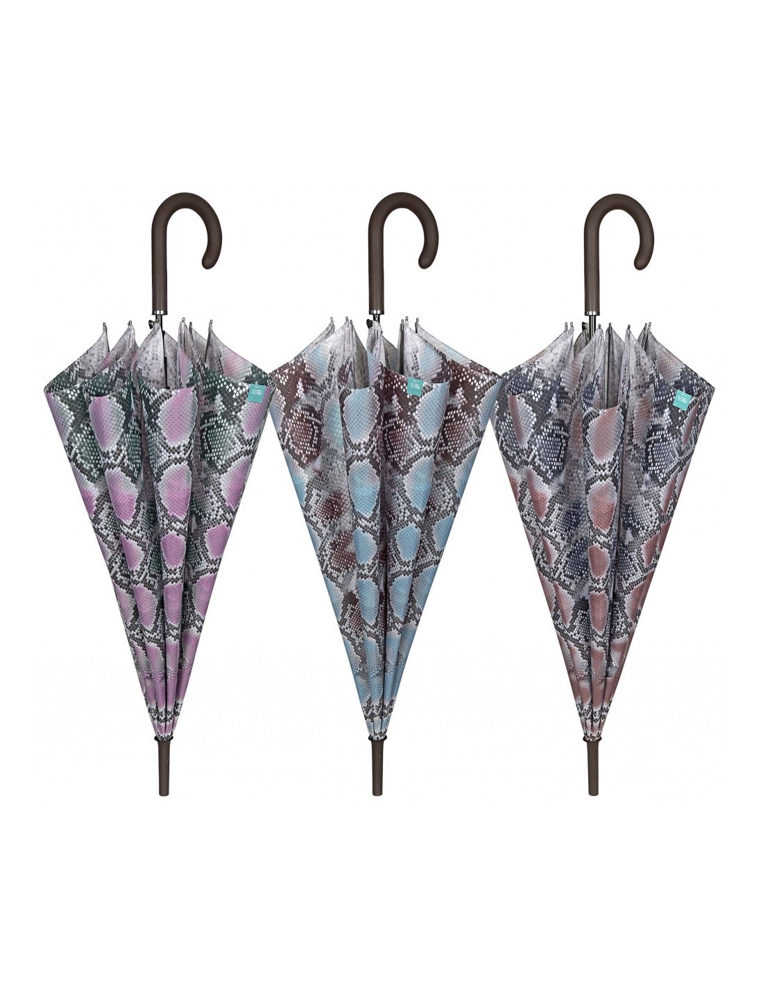 26206 OMBRELLO DONNA 61CM AUTOMATICO PITONATO