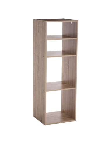 SCAFFALE LEGNO 4 RIPIANI 34X32X100 su TreG Ingrosso