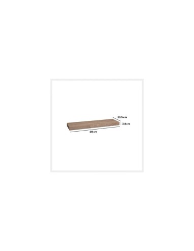 MENSOLA MDF 60CM NATURALE su TreG Ingrosso