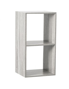 SCAFFALE GRIGIO 2 RIPIANI 34X32X68CM su TreG Ingrosso