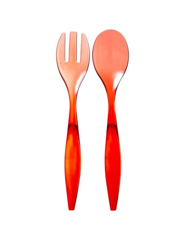 POSATE INSALATA ROSSO su TreG Ingrosso