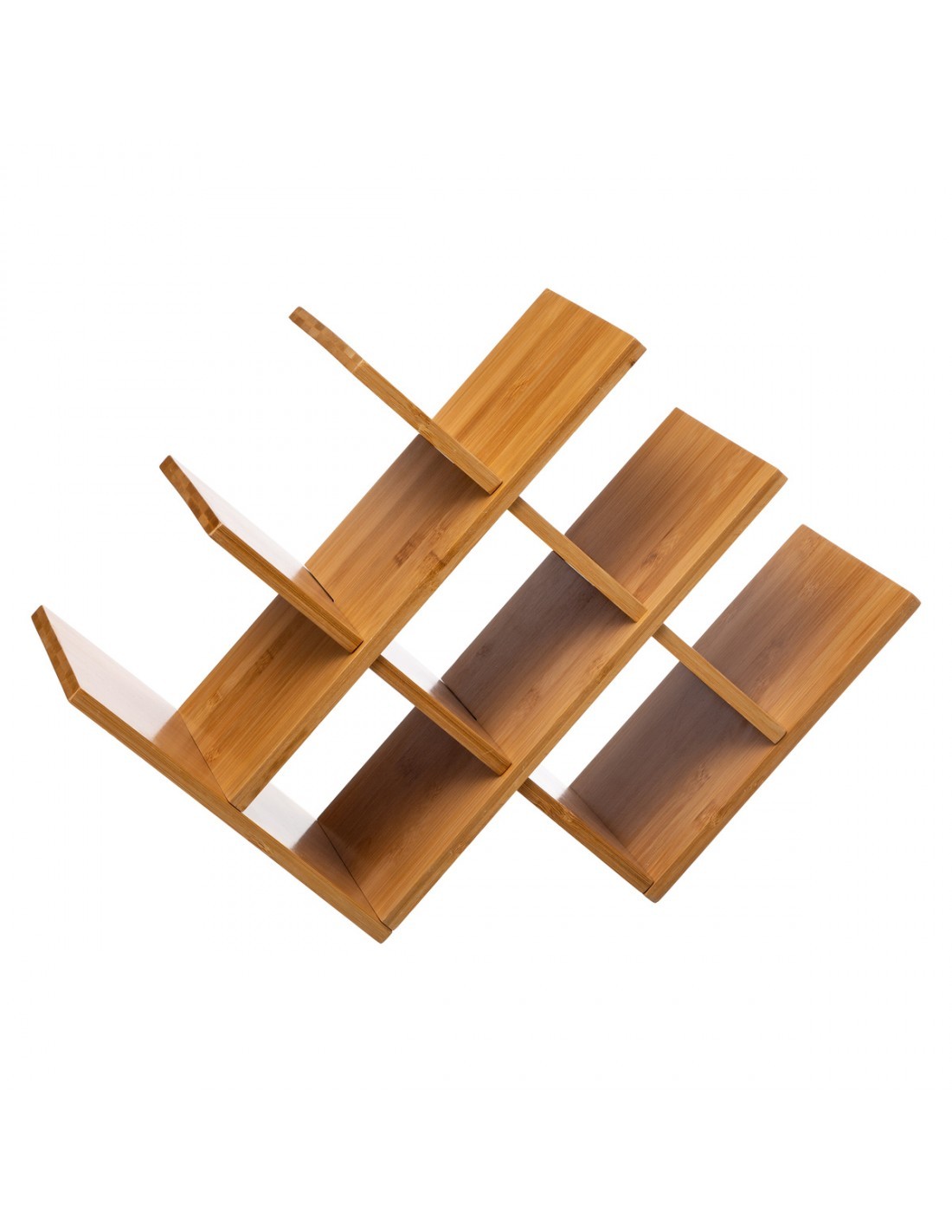 PORTABOTTIGLIE 8 POSTI BAMBOO su TreG Ingrosso