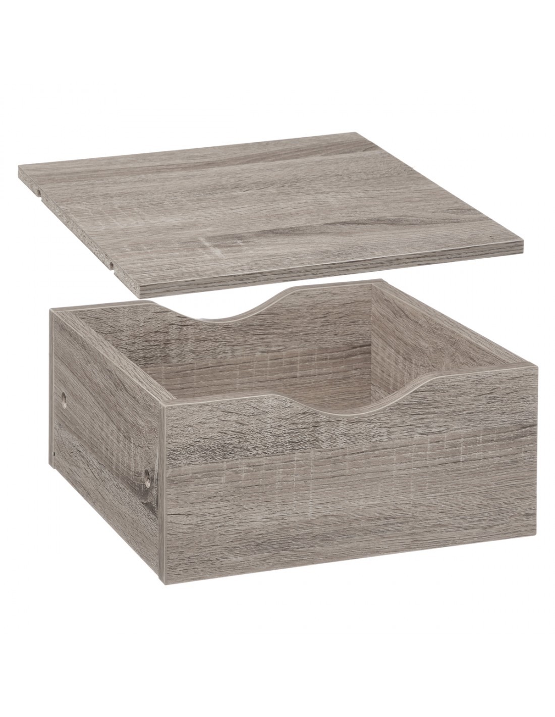 CASSETTO GRIGIO CON MENSOLA su TreG Ingrosso