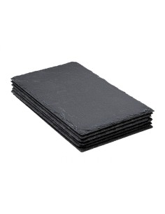 SET 6 PIATTI ARDESIA 18X30CM su TreG Ingrosso