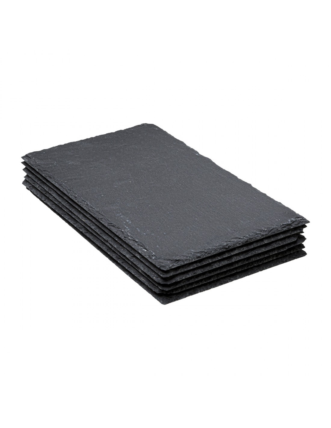 SET 6 PIATTI ARDESIA 18X30CM su TreG Ingrosso