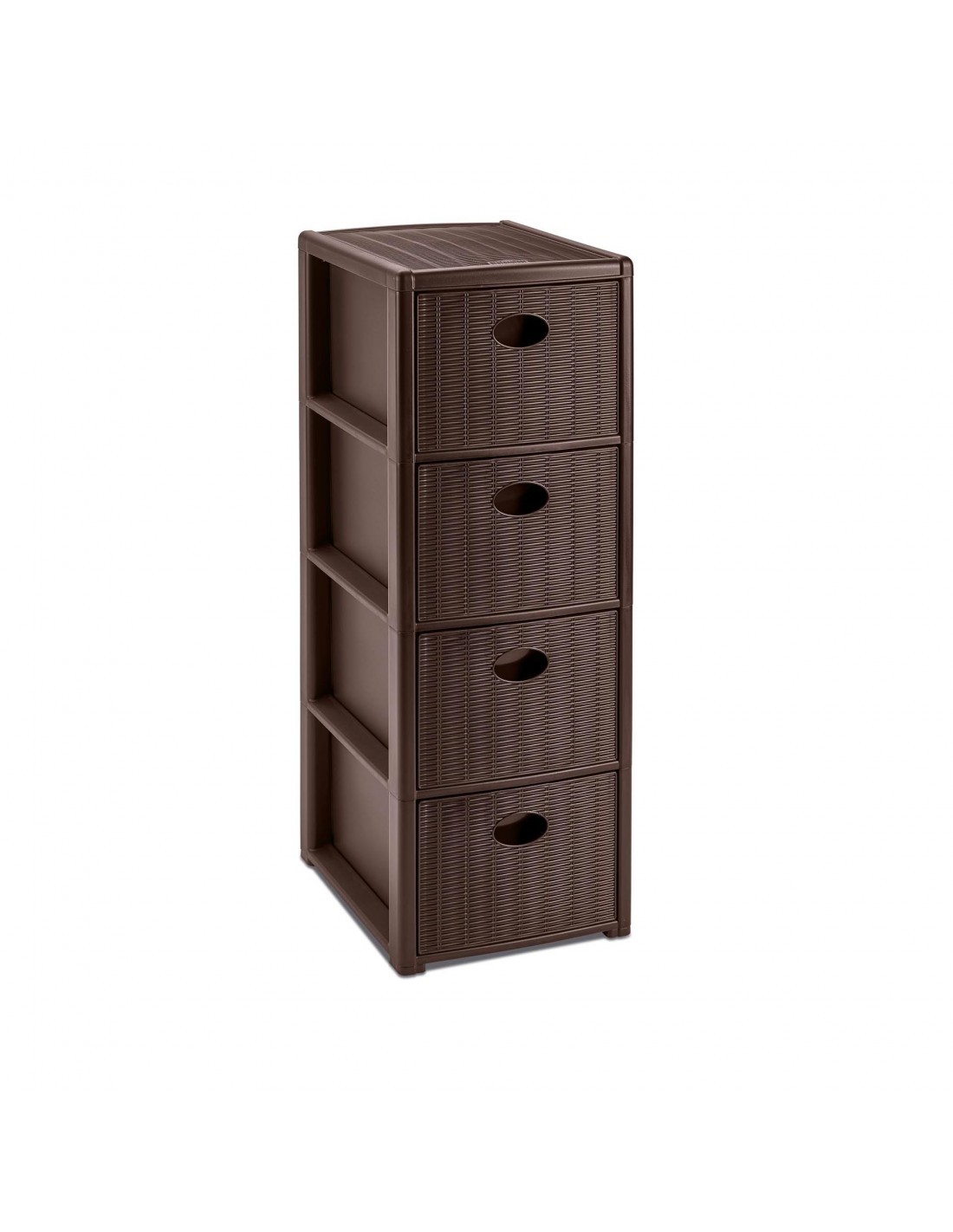 CASSETTIERA ELEGANCE SLIM 4C MOKA su TreG Ingrosso