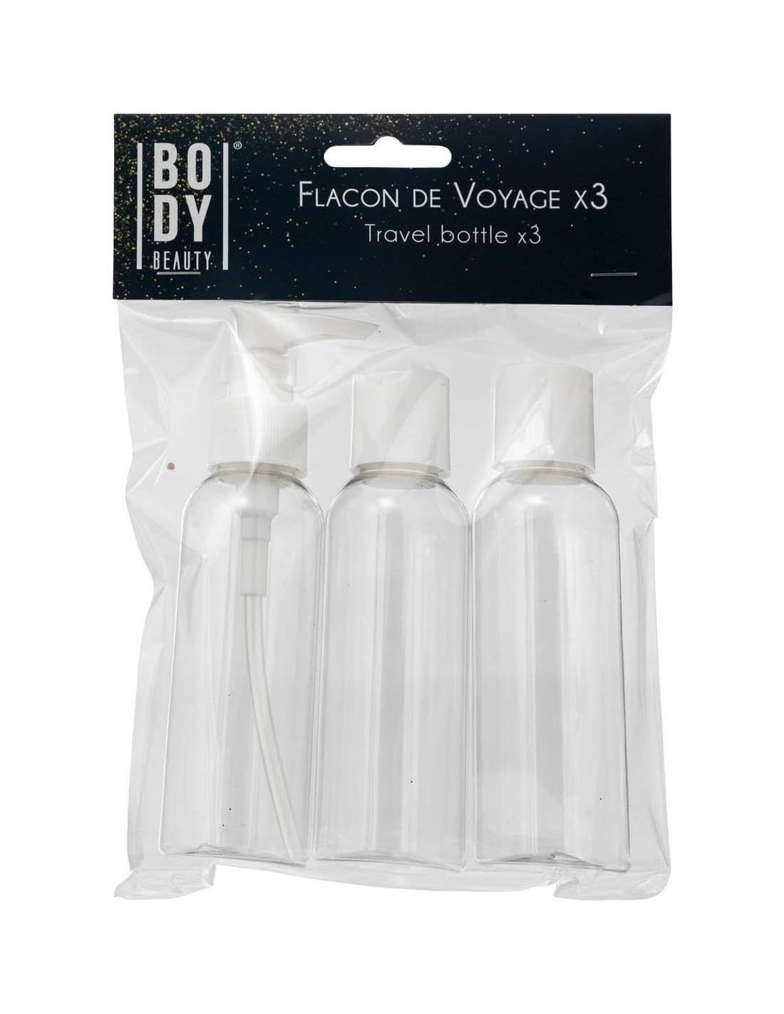 SET 3 FLACONI PLASTICA 15CM su TreG Ingrosso