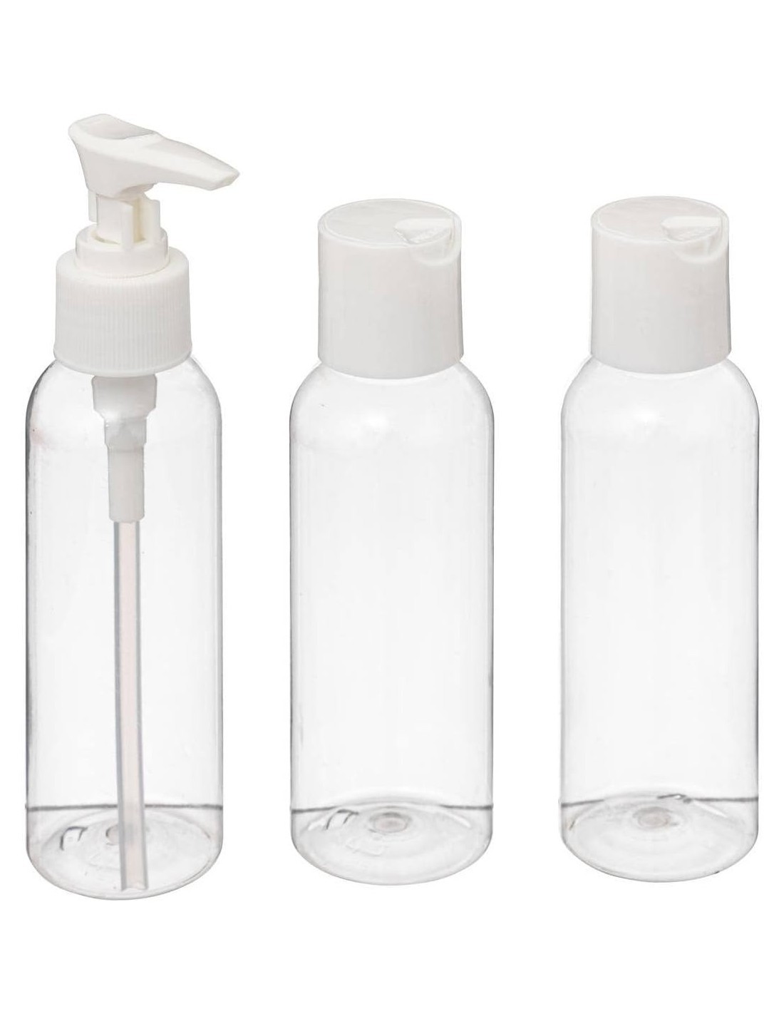 SET 3 FLACONI PLASTICA 15CM su TreG Ingrosso