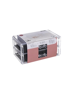 PORTAGIOIE TRASPARENTE 2 CASSETTI 19X9X12CM su TreG Ingrosso