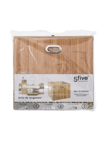 PORTAOGGETTI 31X31CM BAMBOO NATURALE su TreG Ingrosso