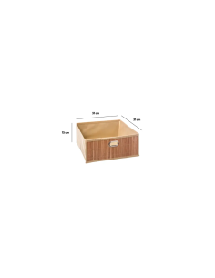 PORTAOGGETTI 31X15CM BAMBOO NATURALE su TreG Ingrosso
