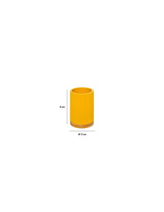 PORTASPAZZOLINI 11CM GIALLO su TreG Ingrosso 2