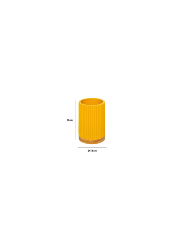 PORTASPAZZOLINI 11CM GIALLO su TreG Ingrosso