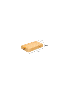 PORTAGIOIE BAMBOO C/SPECCHIO 24X3X14CM su TreG Ingrosso