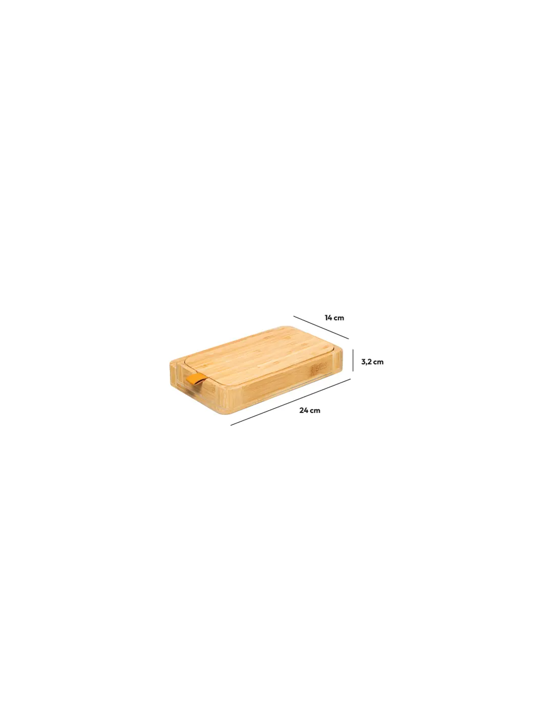 PORTAGIOIE BAMBOO C/SPECCHIO 24X3X14CM su TreG Ingrosso