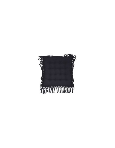 CUSCINO MACRA NERO 40X40CM POLIESTERE su TreG Ingrosso