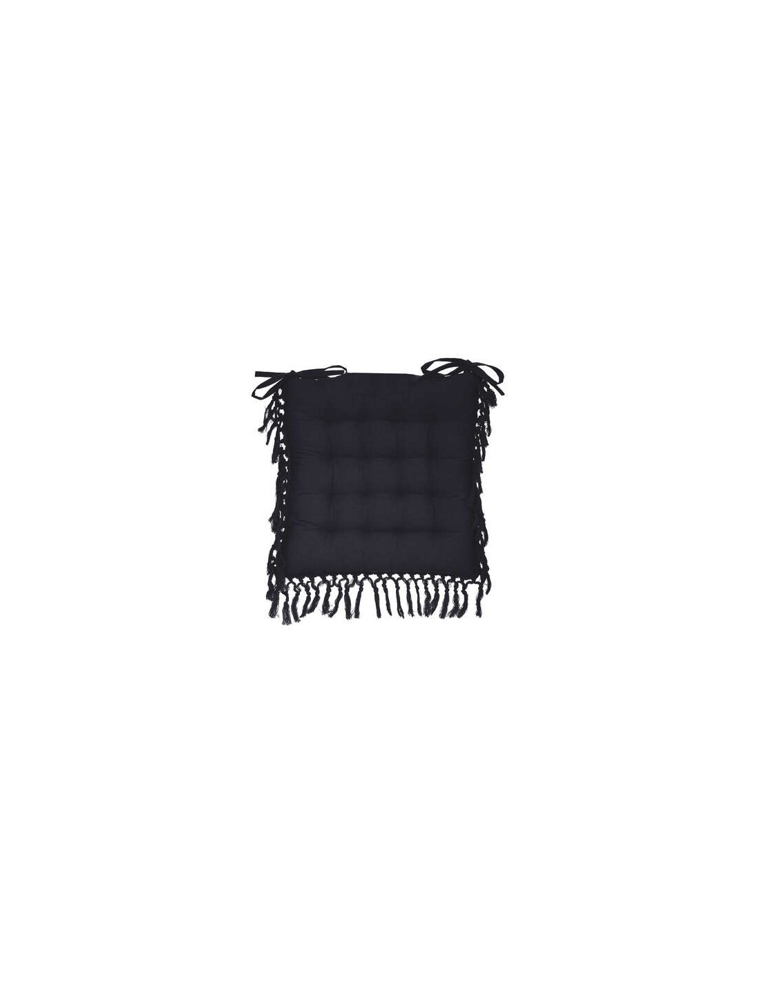 CUSCINO MACRA NERO 40X40CM POLIESTERE su TreG Ingrosso