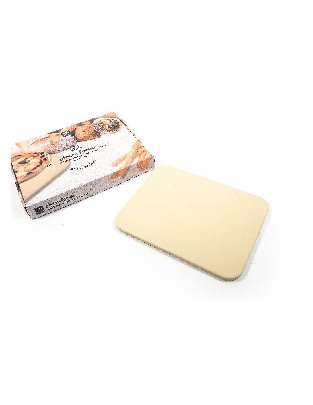 PIETRA FORNO REFRATTARIA 38X30X2CM su TreG Ingrosso