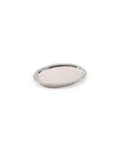 VASSOIO 37091 OVALE SILVER GLAMOUR 26X18CM su TreG Ingrosso