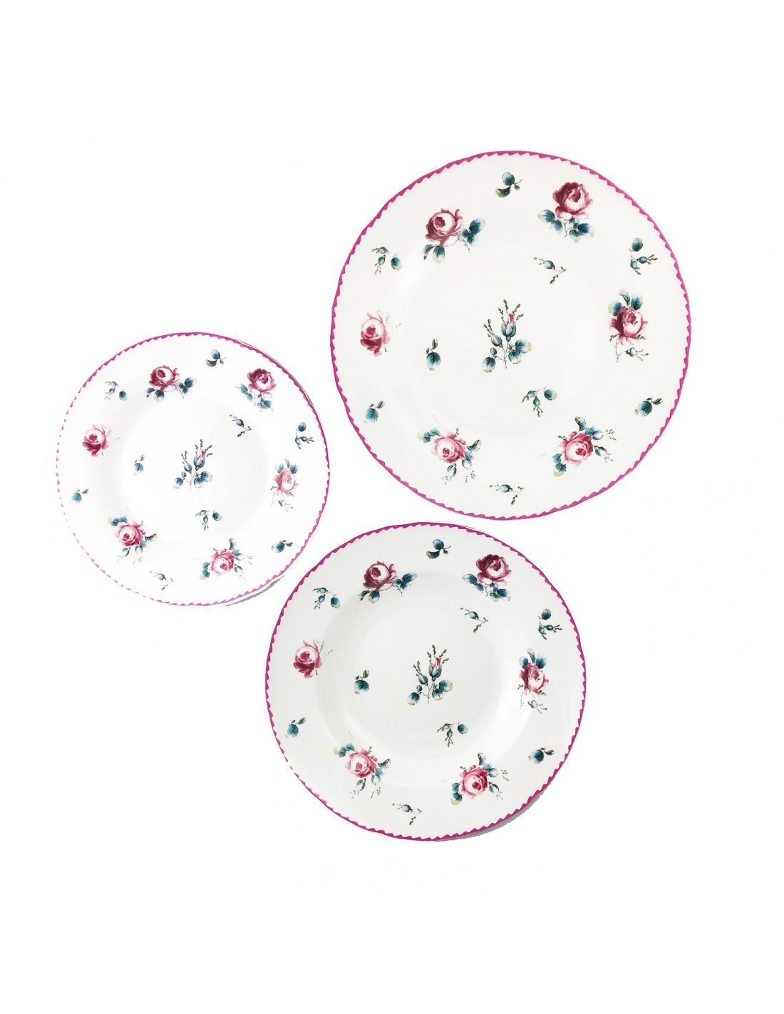 FIORI PIATTO PIANO 27CM 55078 su TreG Ingrosso