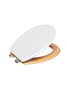 SEDILE WC LEGNO C/COP BIANCO 36X47CM su TreG Ingrosso