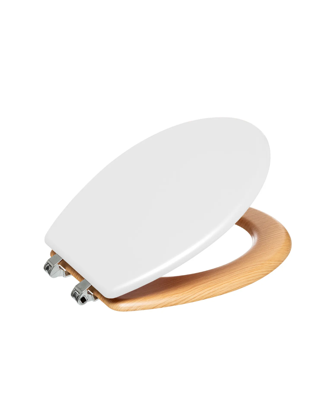 SEDILE WC LEGNO C/COP BIANCO 36X47CM su TreG Ingrosso