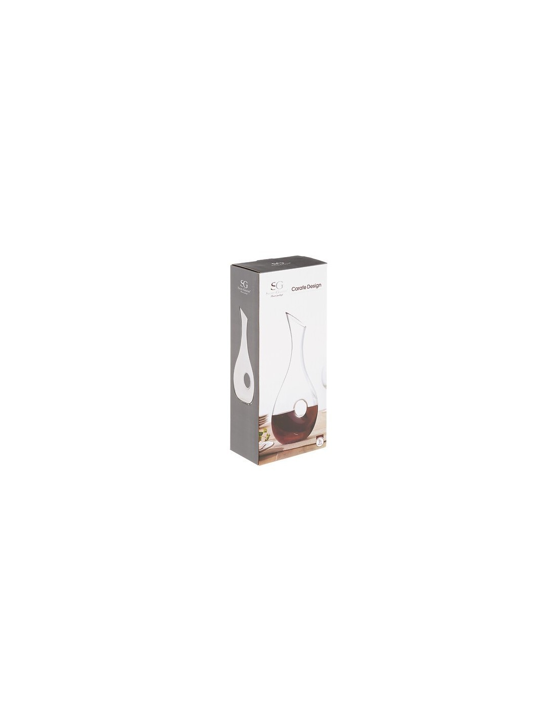 CARAFFA VETRO 1LT 37CM su TreG Ingrosso