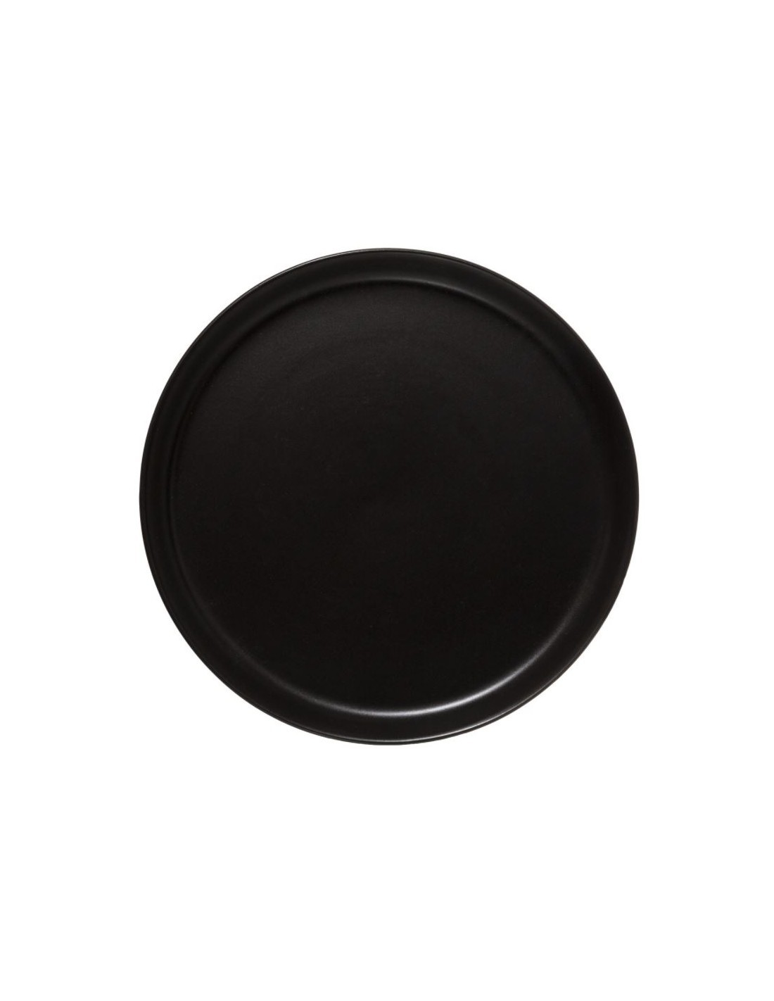 PIATTO PIANO 28CM NERO su TreG Ingrosso