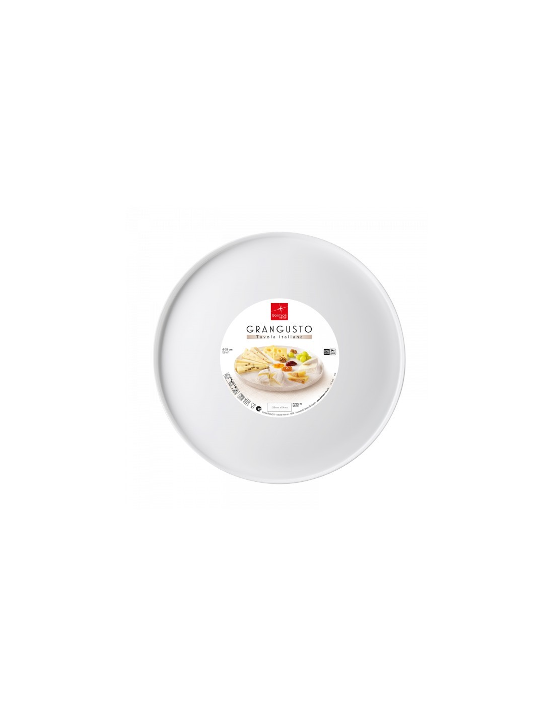 GRANGUSTO PIATTO ALTA CUCINA 32CM BORMIOLI ROCCO su TreG Ingrosso