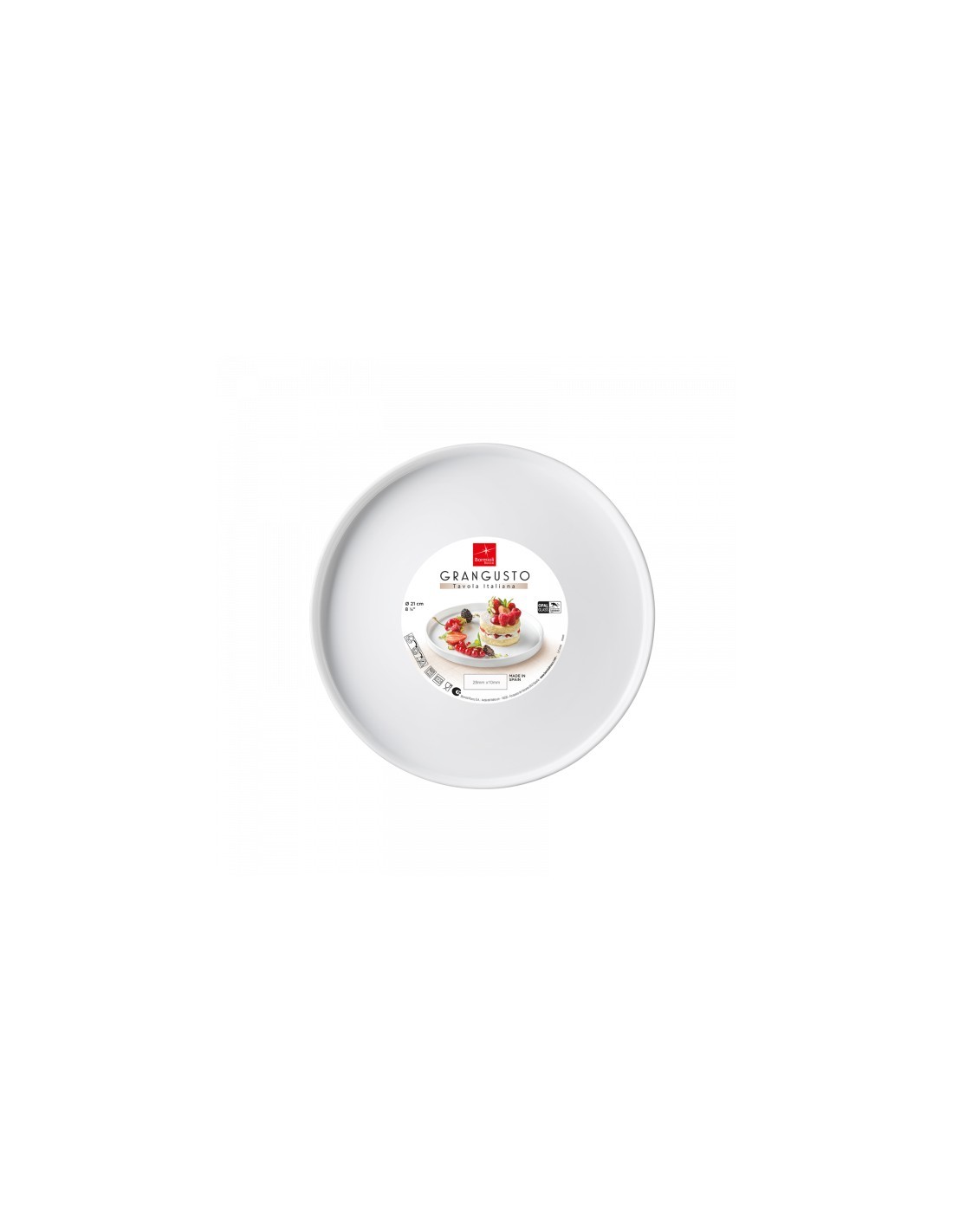 GRANGUSTO PIATTO 21CM ALTA CUCINA BORMIOLI ROCCO su TreG Ingrosso