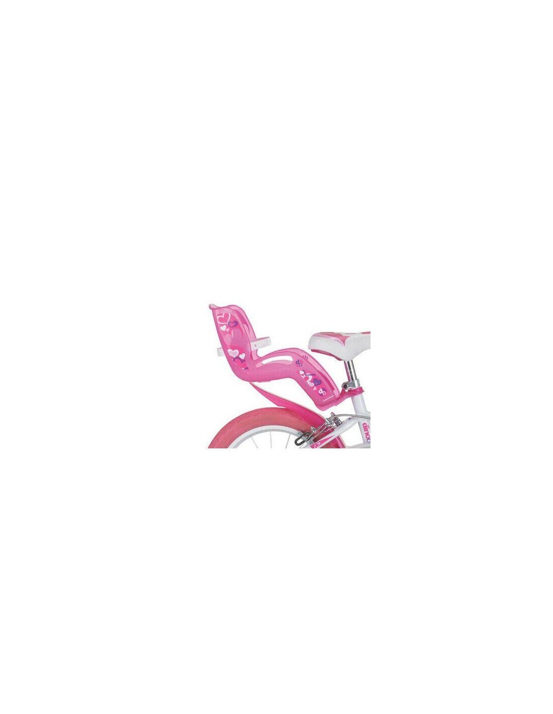BICI 14 LITTLE HEART BIANCO/ROSA su TreG Ingrosso