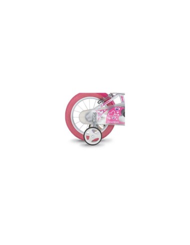 BICI 14 LITTLE HEART BIANCO/ROSA su TreG Ingrosso