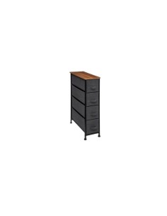CASSETTIERA 130140 4 CASSETTI 20X48X74CM GRIGIO SCURO su TreG Ingrosso