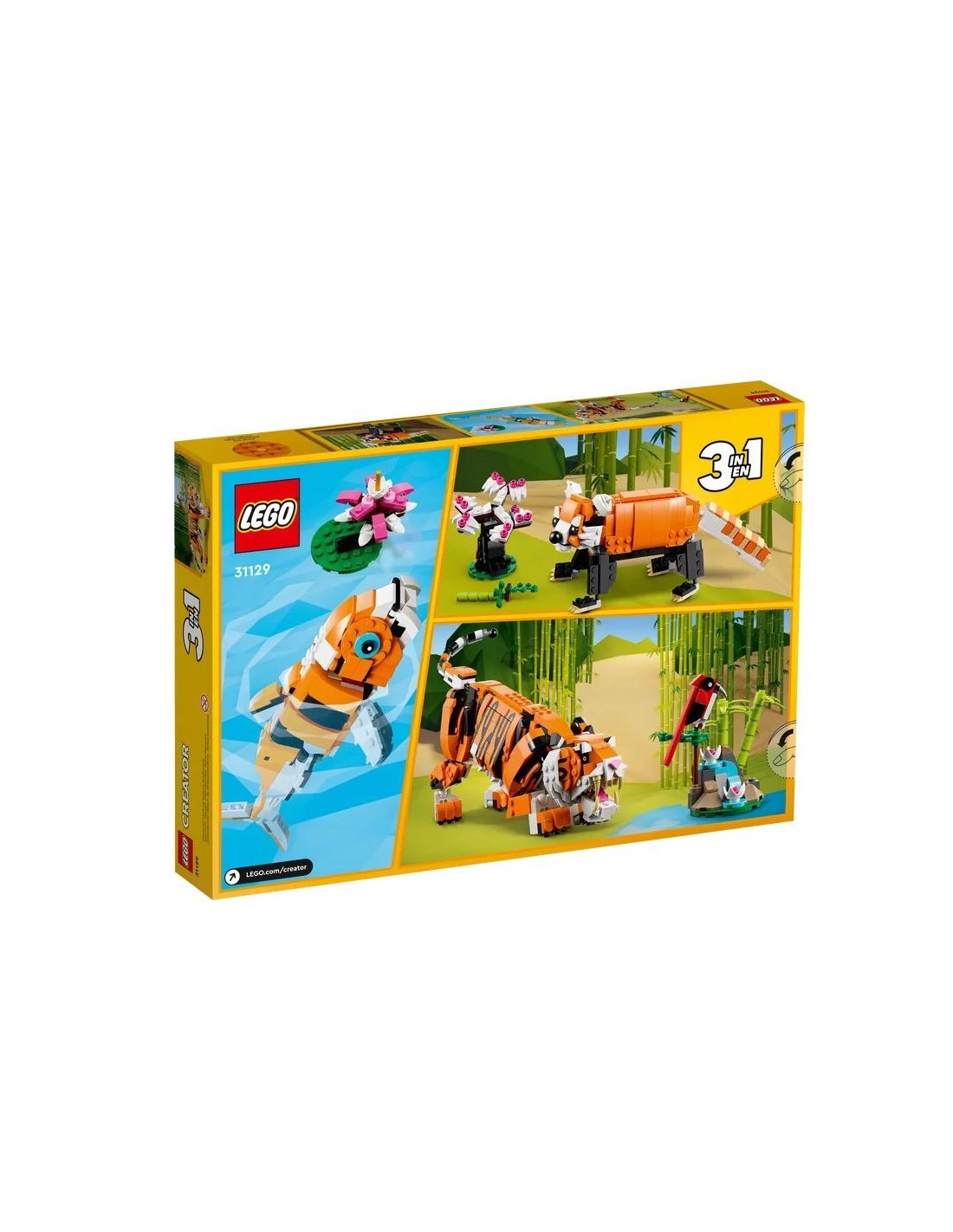 CREATOR 31129 TIGRE MAESTOSA su TreG Ingrosso