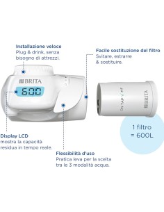 SISTEMA FILTRANTE ON TAP 600LT su TreG Ingrosso