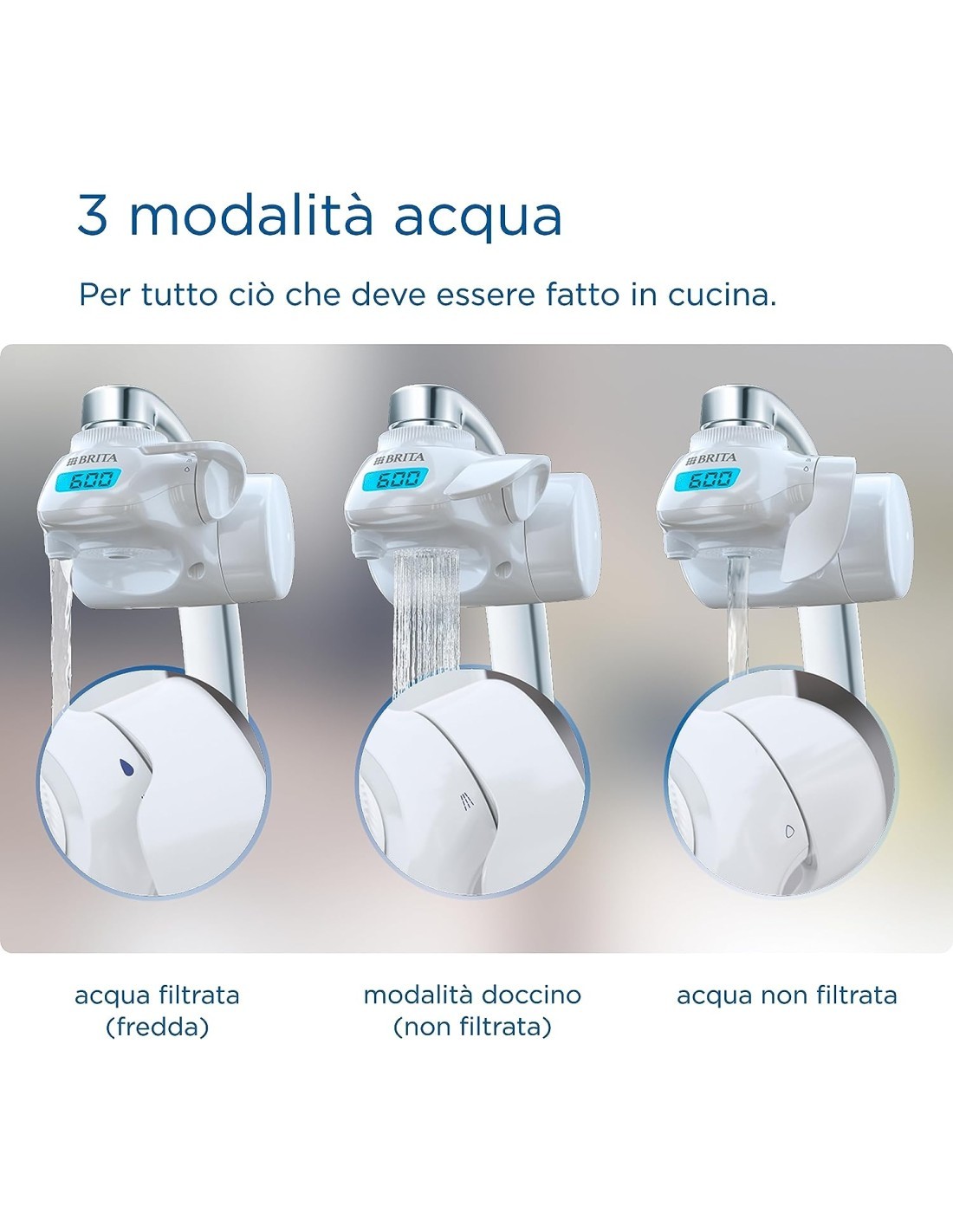 SISTEMA FILTRANTE ON TAP 600LT su TreG Ingrosso