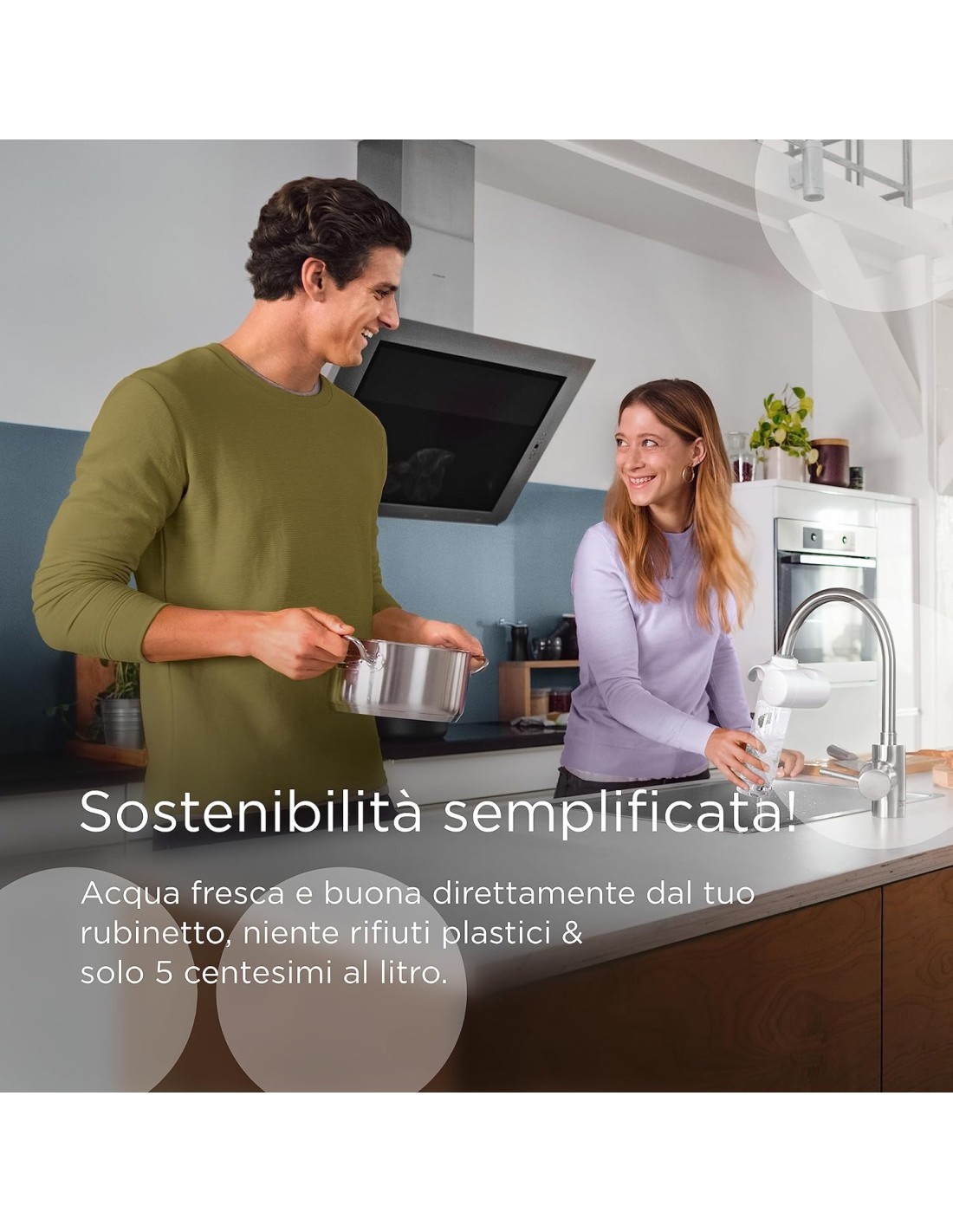 SISTEMA FILTRANTE ON TAP 600LT su TreG Ingrosso