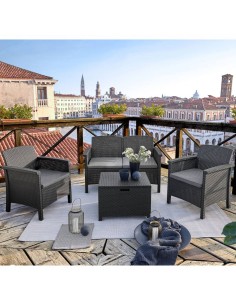 SALOTTO VENEZIA 2 ANTRACITE su TreG Ingrosso 2