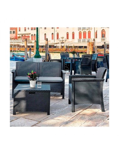 SALOTTO VENEZIA 2 ANTRACITE su TreG Ingrosso