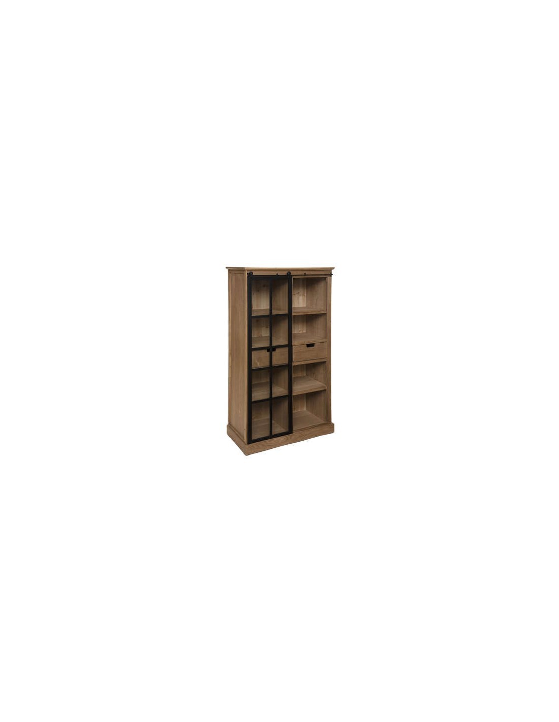 VETRINA 179079 DANIK 80X40X150CM LEGNO/VETRO su TreG Ingrosso