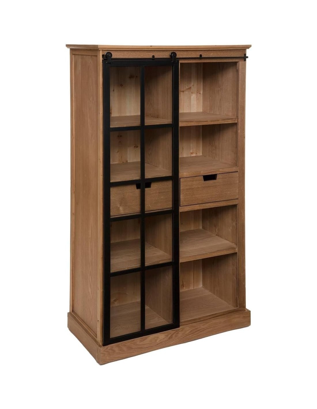 VETRINA 179079 DANIK 80X40X150CM LEGNO/VETRO su TreG Ingrosso