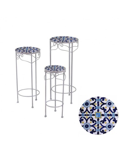 COLONNINA 645845 3 MIS SORRENTO 30X68CM METALLO su TreG Ingrosso
