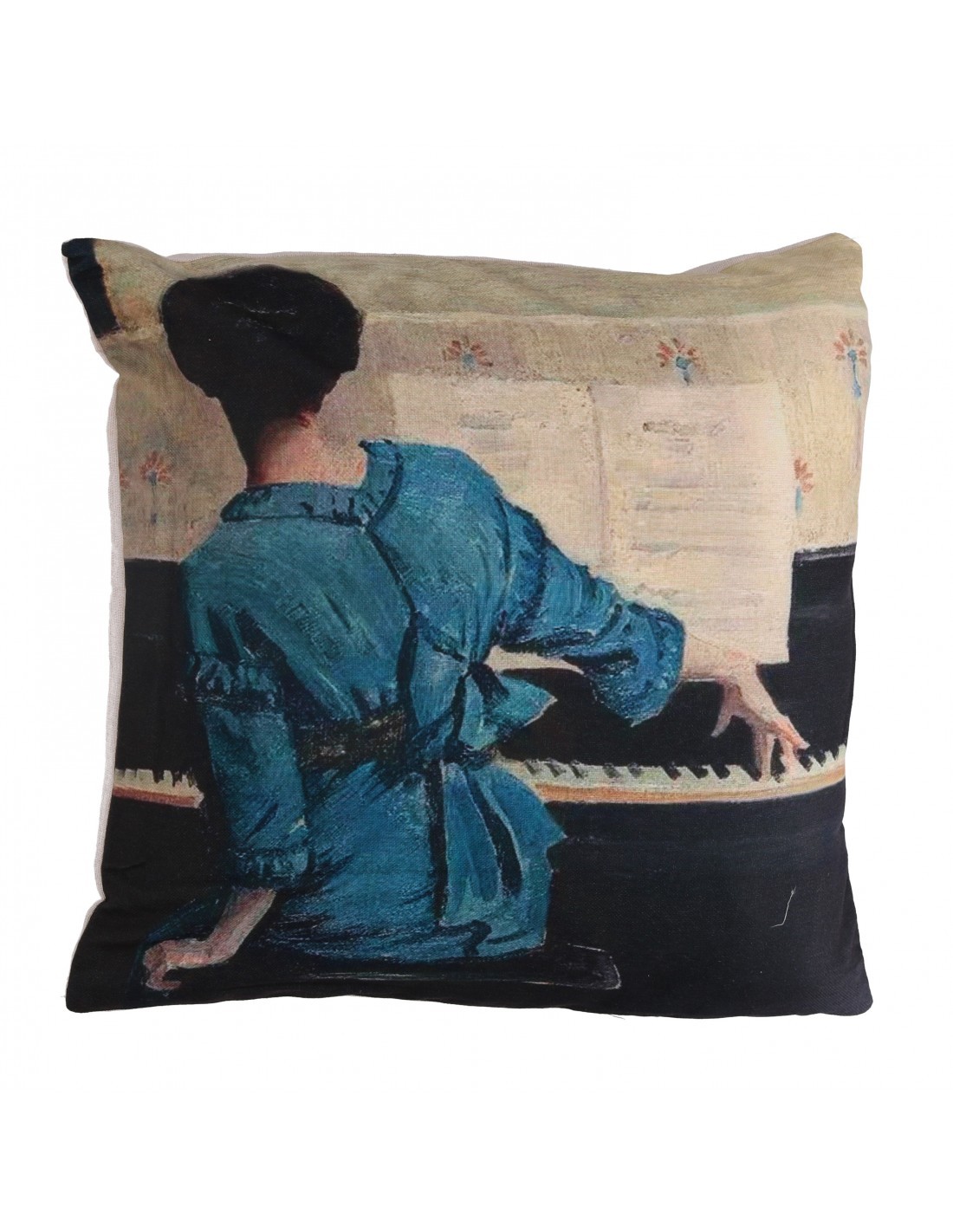 CUSCINO 251281 40X40 DONNA E PIANO su TreG Ingrosso