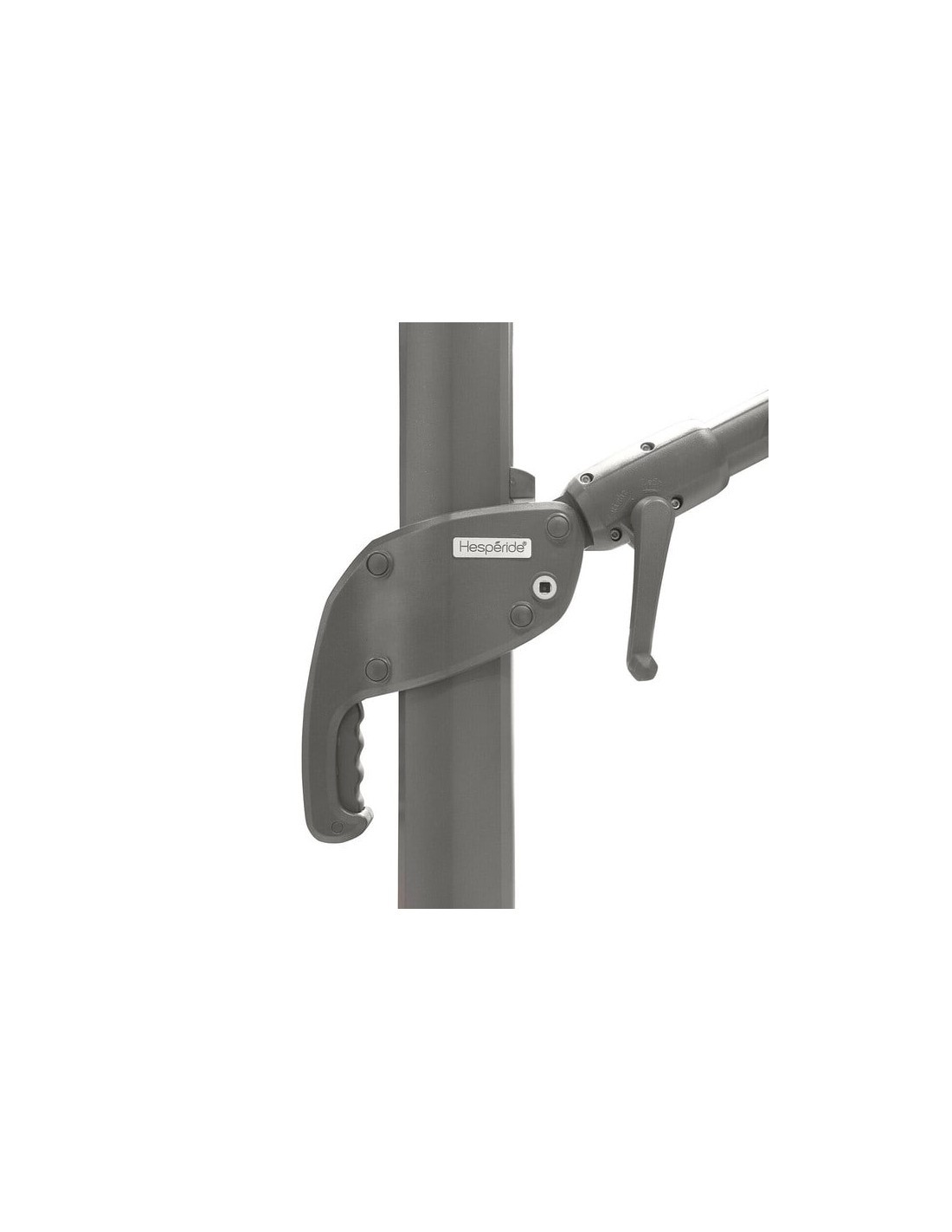 OMBRELLONE 171259A ELEA 3X4,2 ESAGONALE ARDESIA su TreG Ingrosso