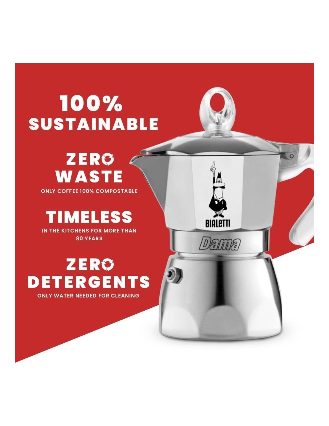 CAFFETTIERA DAMA 1TZ PURE ICE su TreG Ingrosso