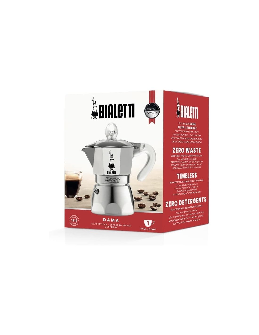 CAFFETTIERA DAMA 1TZ PURE ICE su TreG Ingrosso