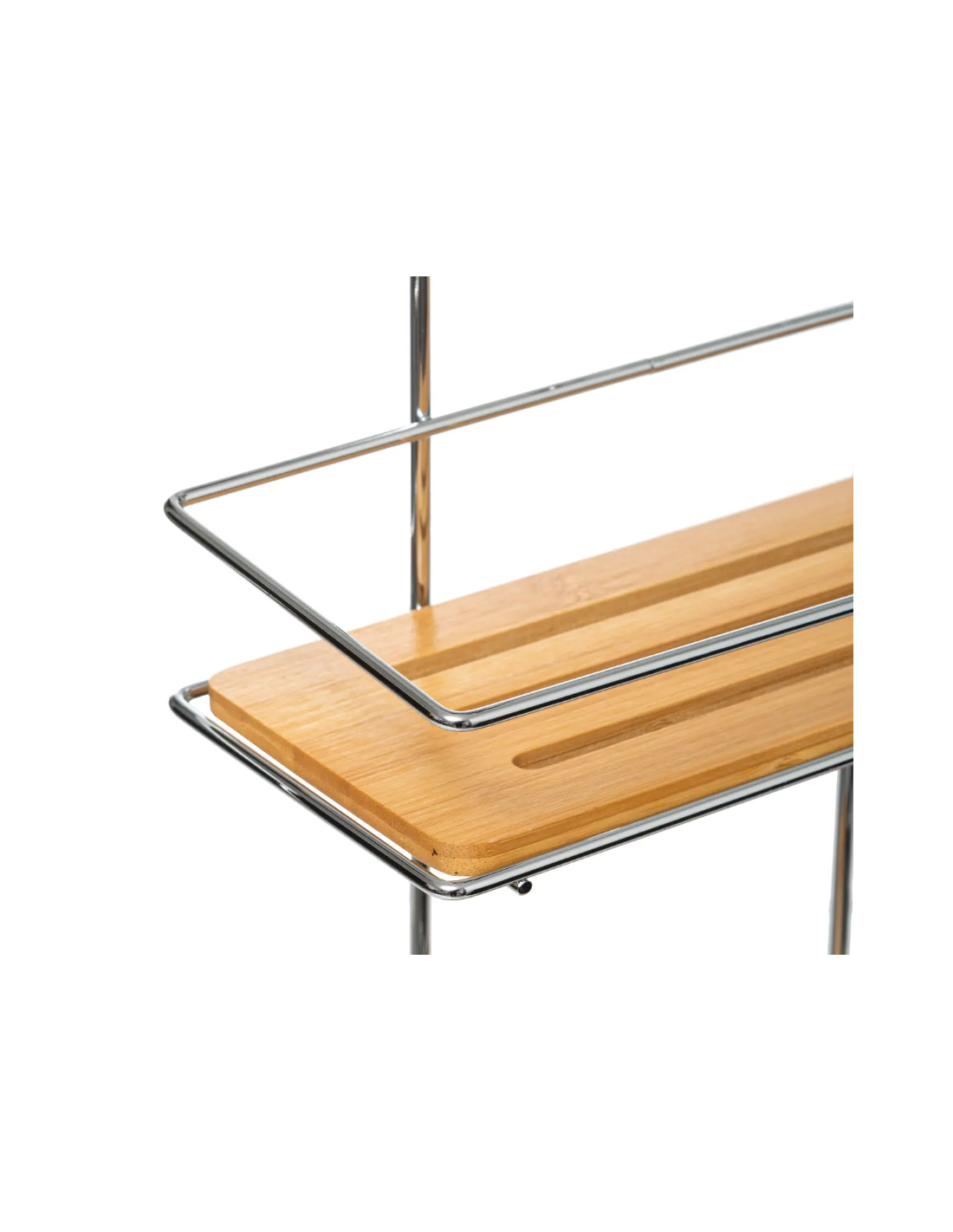 MENSOLA 174614 2 PIANI BAMBOO/METALLO su TreG Ingrosso