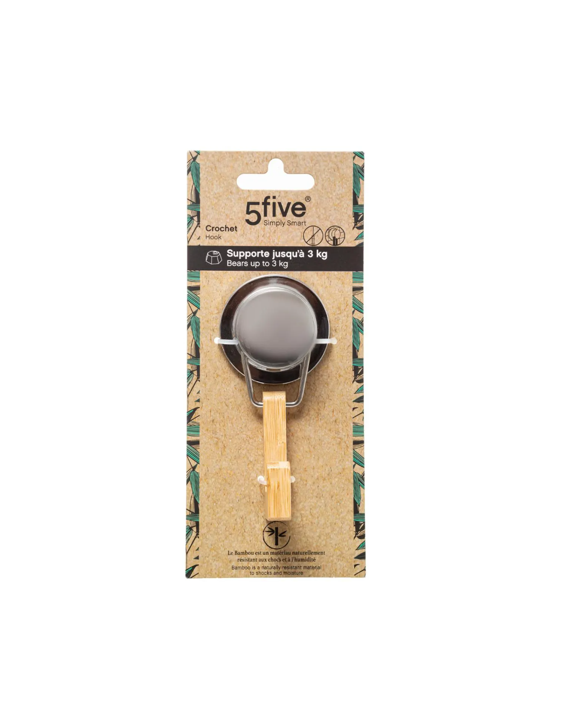 GANCIO 174618 BAMBOO CON VENTOSA su TreG Ingrosso