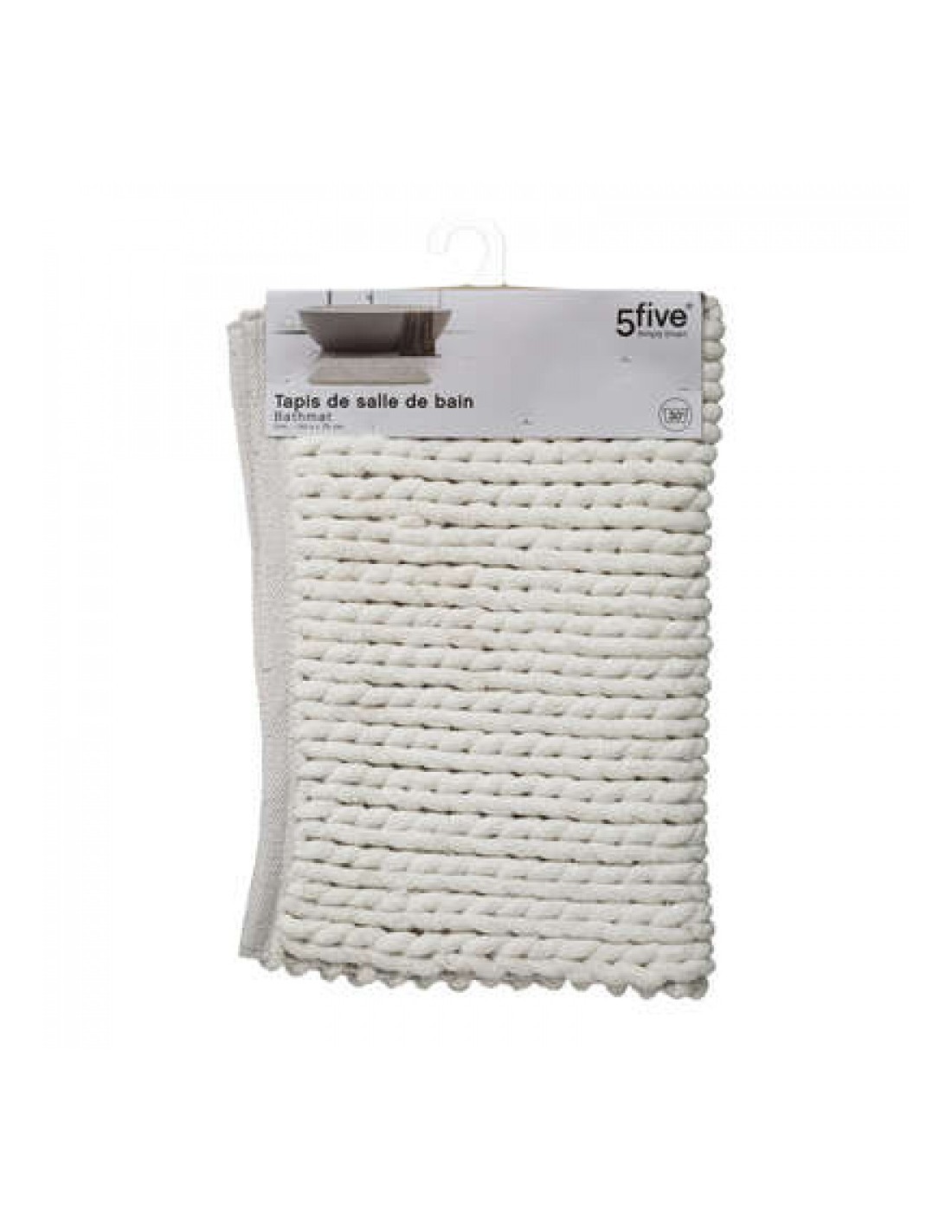 TAPPETO BAGNO 174629A 75X50 BIANCO su TreG Ingrosso